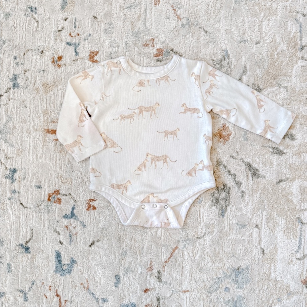 Pehr Leopard Baby Onesie